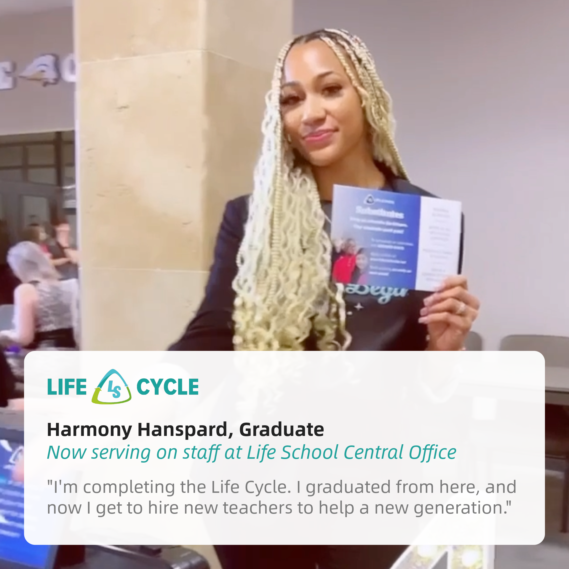 Harmony Hanspard, Graduate