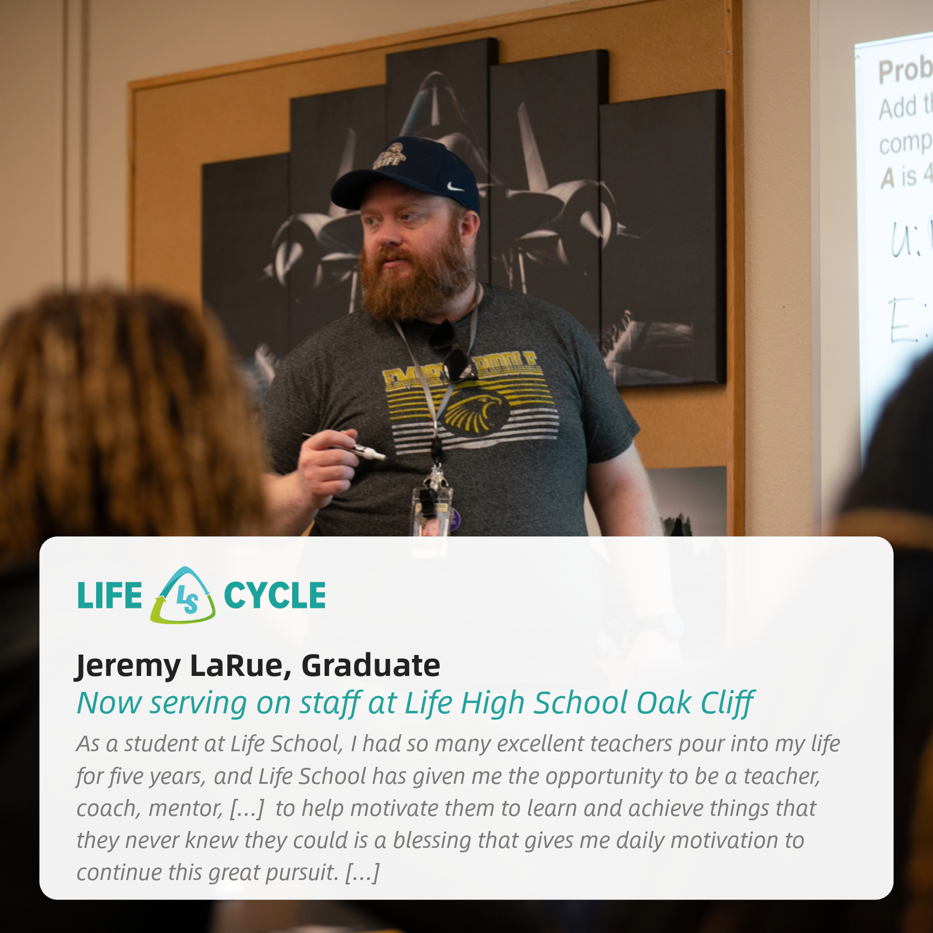 Jeremy LaRue, Graduate