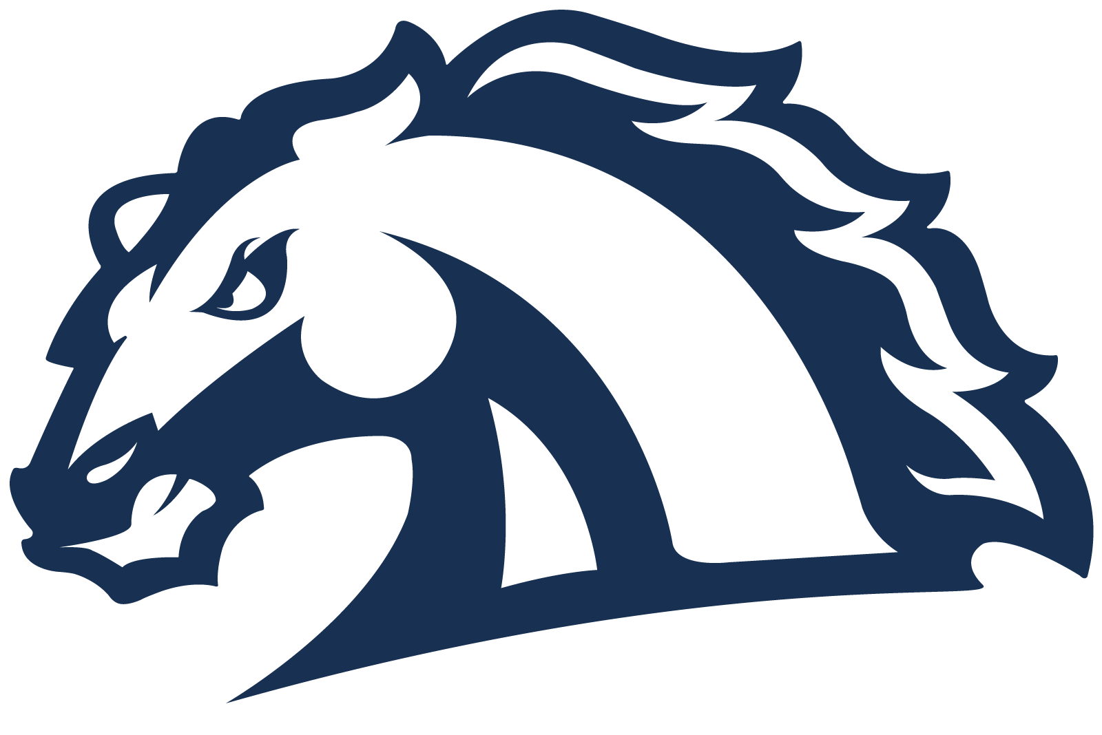 Waxahachie mustang Head 1 Color