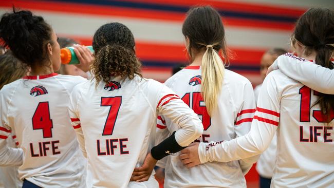 Life High School Waxahachie Volleyball Players